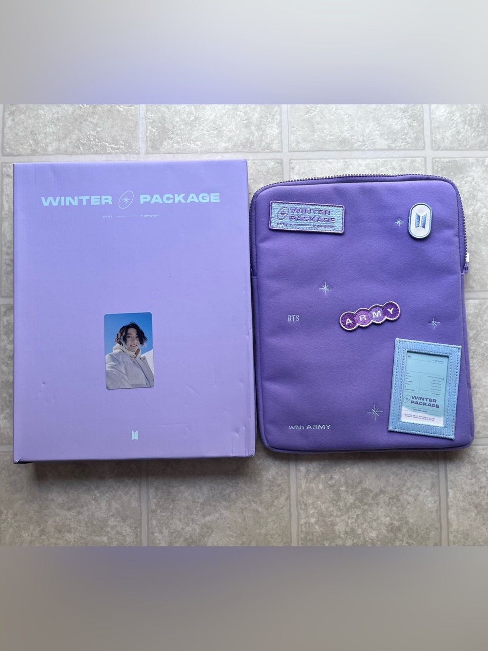 BTS WINTER PACKAGE 2021 In Gangwon DVD Complete JK Double Sided Photcard